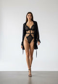 Bodysuit mit Morgenmantel - Studioansicht